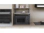 Помощна етажерка за кухня Kitchen 302 (бетон/черно)